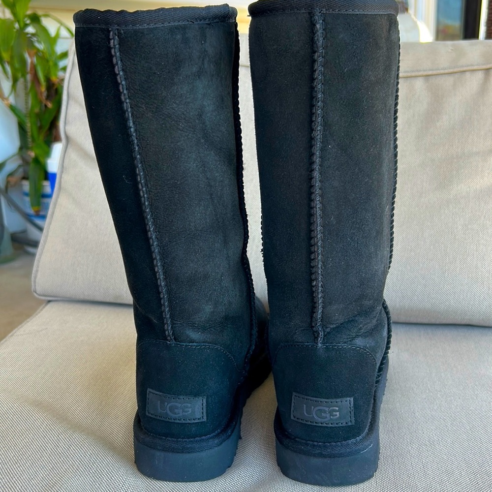 UGG Black Suede Boots